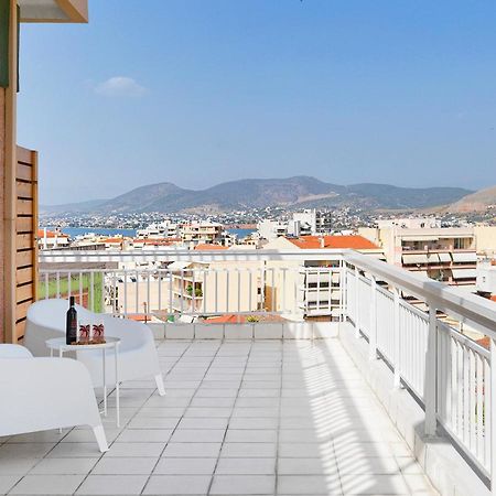 Modern Penthouse Overlooking Halkis Chalkida Exterior foto